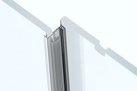 Душевой уголок Allen Brau Fantasy 160x80 3.11010.00 + 3.11011.00 профиль Хром стекло прозрачное — фото 10, Прямоугольные душевые уголки