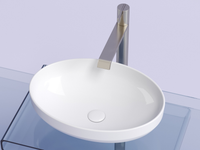 Раковина-чаша Ceramicanova Element 50 CN6056 Белая глянцевая — фото 15, Раковины накладные