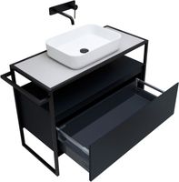 Тумба под раковину Allen Brau Priority 100 1.31003.AM Антрацит матовый — фото 12, Тумбы под раковину