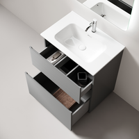 Товар: Тумба напольная SANCOS Folk Floor, 690х445х850, c двумя ящиками оснащенными доводчиками, Ergraut soft, арт.FL70FES - фото 2 Тумба напольная SANCOS Folk Floor, 690х445х850, c двумя ящиками оснащенными доводчиками, Ergraut soft, арт.FL70FES — фото 2, Тумбы под раковину