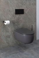 Товар: Унитаз Allen Brau Priority 4.31002.AN подвесной Антрацит без сиденья - фото 32 Унитаз Allen Brau Priority 4.31002.AN подвесной Антрацит без сиденья — фото 32, Подвесные унитазы