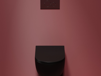 Унитаз Ceramicanova Modena Rimless CN6063MB подвесной Черный матовый с сиденьем Микролифт — фото 15, Подвесные унитазы