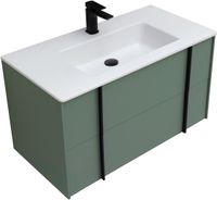 Тумба под раковину Allen Brau Reality 90 1.32006.CGM подвесная Олива матовая — фото 16, Тумбы под раковину