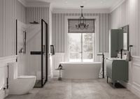 Душевой уголок Allen Brau Fantasy 120x80 3.11006.31 + 3.11012.31 профиль Черный матовый стекло прозрачное — фото 9, Прямоугольные душевые уголки