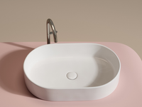 Раковина-чаша Ceramicanova Element 61 Белая глянцевая арт-CN6048 — фото 3, Раковины накладные