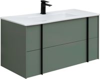 Тумба под раковину Allen Brau Reality 100 1.32007.CGM подвесная Олива матовая — фото 1, Тумбы под раковину