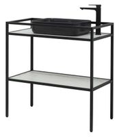 Товар: Консоль под раковину Allen Brau Liberty 90 1.33004.BB Черный браш - фото 2 Консоль под раковину Allen Brau Liberty 90 1.33004.BB Черный браш — фото 2, Консоли для раковины