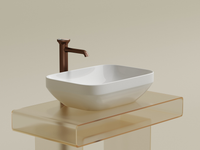 Раковина-чаша Ceramicanova Element 50 CN6055 Белая глянцевая — фото 13, Раковины накладные