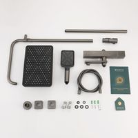 Товар: Душевая система с термостатом Splenka , графит арт-S224.26.09 - фото 13 Душевая система с термостатом Splenka , графит арт-S224.26.09 — фото 13, Душевые стойки
