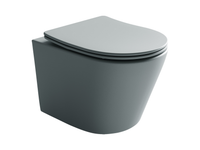 Унитаз Ceramicanova Balearica CN6000MH подвесной Антрацит матовый с сиденьем Микролифт — фото 2, Подвесные унитазы