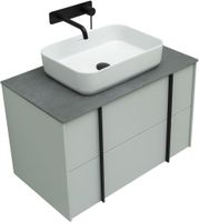 Тумба под раковину Allen Brau Reality 80 1.32005.PWM подвесная Папирус матовый — фото 31, Тумбы под раковину