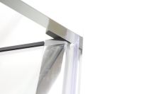 Душевая дверь Ceruttispa Bella D91T профиль Хром стекло прозрачное — фото 7, Складные душевые двери