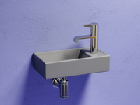 Товар: Раковина Ceramicanova Element 41 L CN6051LMH Антрацит матовый - фото 4 Раковина Ceramicanova Element 41 L CN6051LMH Антрацит матовый — фото 4, Мини-раковины