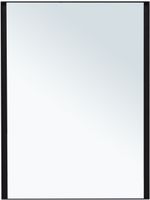Зеркало Allen Brau Infinity 60 1.21018.BL с подсветкой Черное с сенсорным выключателем — фото 1, Зеркала в ванную комнату