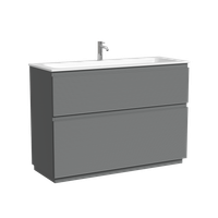 Тумба напольная SANCOS Folk Floor 1190х445х850, c двумя ящиками оснащенными доводчиками, Ergraut soft, арт. арт-FL120FES — фото 10, Тумбы под раковину