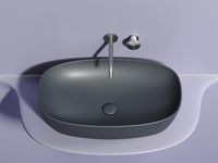 Раковина-чаша Ceramicanova Element 60 CN6049MDH Темный антрацит матовый — фото 11, Раковины накладные