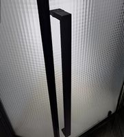 Душевой уголок Ceruttispa 90x90 C3ABD профиль Черный стекло рифленое — фото 18, Душевые уголки трапеция