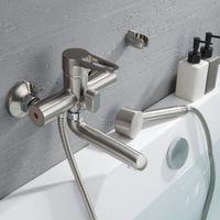 Смеситель для ванны G.Lauf NUD3-A045KH, сатин — фото 4, Смеситель для ванны