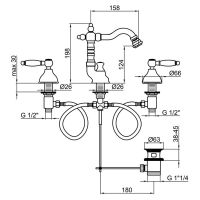 Товар: Смеситель для биде Webert Dorian , хром арт-DO710502015 - фото 2 Смеситель для биде Webert Dorian , хром арт-DO710502015 — фото 2, Смесители для биде