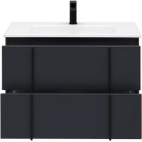 Тумба под раковину Allen Brau Reality 80 1.32005.AM подвесная Антрацит матовый — фото 14, Тумбы под раковину