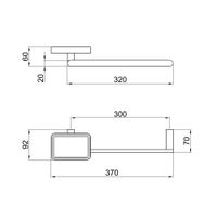 Полотенцедержатель с мыльницей Webert Living , черный арт-LV501601560 — фото 2, Мыльницы