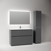 Тумба напольная SANCOS Folk Floor 1190х445х850, c двумя ящиками оснащенными доводчиками, Grey soft, арт. арт-FL120FGS — фото 8, Тумбы под раковину