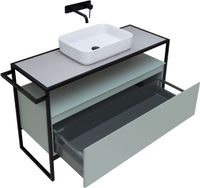 Тумба под раковину Allen Brau Priority 120 1.31004.PWM Папирус матовый — фото 13, Тумбы под раковину