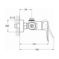 Смеситель для душа G.Lauf GOB5-A134, хром — фото 2, Смеситель для душа