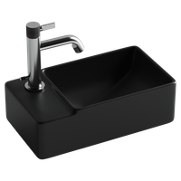 Раковина Ceramicanova Element 40 CN5046MB Черная матовая — фото 1, Мини-раковины