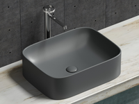 Раковина-чаша Ceramicanova Element 51 CN6052MDH Темный антрацит матовый — фото 5, Раковины накладные