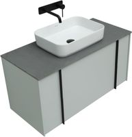 Тумба под раковину Allen Brau Reality 100 1.32007.PWM подвесная Папирус матовый — фото 31, Тумбы под раковину