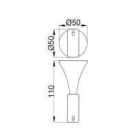 Крючок для ванной Webert Opera , золото арт-OA500401010 — фото 2, Крючки для полотенец