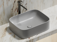 Раковина-чаша Ceramicanova Element 51 CN6052MSG Серая матовая — фото 8, Раковины накладные