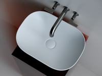 Раковина-чаша Ceramicanova Element 45 CN6009MW Белая матовая — фото 3, Раковины накладные