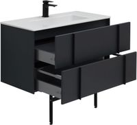 Тумба под раковину Allen Brau Reality 90 1.32006.AM подвесная Антрацит матовый — фото 50, Тумбы под раковину