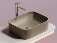 Раковина-чаша Ceramicanova Element 51 CN6052MC Капучино матовая — фото 19, Раковины накладные