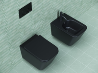 Унитаз Ceramicanova Metric CN3007MB подвесной Черный матовый с сиденьем Микролифт — фото 20, Подвесные унитазы