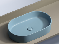 Раковина-чаша Ceramicanova Element 61 CN6048ML Голубая матовая — фото 11, Раковины накладные