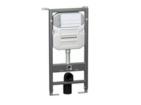 Система инсталляции для унитазов CERAMICANOVA Envision с кнопкой смыва Flat цвет белый, креплениями, — фото 1, Инсталляции для унитазов