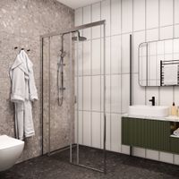 Товар: Душевой уголок Ceruttispa 120x80 Marbella 120-L 7911 профиль Хром стекло прозрачное - фото 4 Душевой уголок Ceruttispa 120x80 Marbella 120-L 7911 профиль Хром стекло прозрачное — фото 4, Прямоугольные душевые уголки