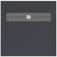 Душевой поддон из искусственного камня Allen Brau Infinity 90x90 Антрацит арт-8.21001-AM — фото 9, Душевые поддоны из искусственного камня