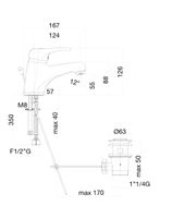 Смеситель для раковины Fiore PLANET , хром арт-37CR2210 — фото 2, Смесители для раковины