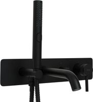 Смеситель для ванны Allen Brau Priority 5.31006-31 Черный матовый — фото 7, Смеситель для ванны