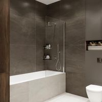 Товар: Шторка на ванну распашная Terminus Ното 150х70, хром 2CW150х70C - фото 5 Шторка на ванну распашная Terminus Ното 150х70, хром 2CW150х70C — фото 5, Шторы для ванной