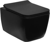 Унитаз Allen Brau Liberty 2 4.33007.31 подвесной Черный матовый без сиденья — фото 60, Подвесные унитазы