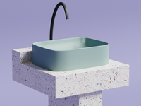 Раковина-чаша Ceramicanova Element 51 CN6052MLG Зеленая матовая — фото 15, Раковины накладные