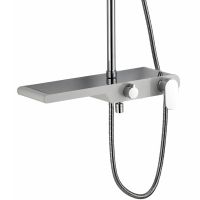 Душевая система Haiba , белый арт-HB2421 — фото 3, Душевые стойки