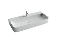 Раковина Ceramicanova Aura 100 CN2007 Белая — фото 1, Раковины подвесные