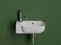 Товар: Раковина Ceramicanova Element 40 R CN6074R Белая - фото 4 Раковина Ceramicanova Element 40 R CN6074R Белая — фото 4, Мини-раковины