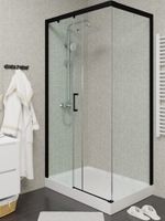 Товар: Душевой уголок Ceruttispa Vito 110x80 B L профиль Черный стекло прозрачное - фото 5 Душевой уголок Ceruttispa Vito 110x80 B L профиль Черный стекло прозрачное — фото 5, Прямоугольные душевые уголки